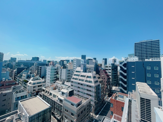 青空　東京　景色